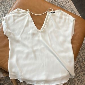 Cold shoulder dressy top